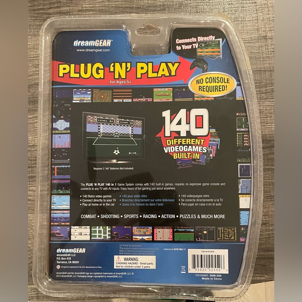 Dreamgear Plug ‘N’ Play Game - Picture 2 of 4